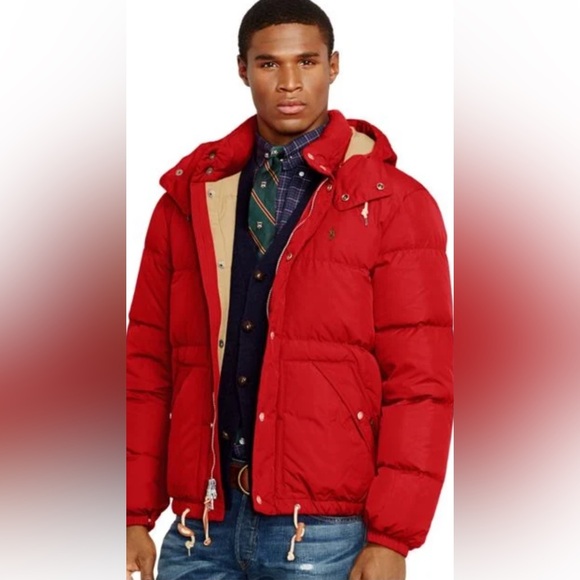 Polo by Ralph Lauren Vibrant Red Puffer Jacket - Picture 2 of 12